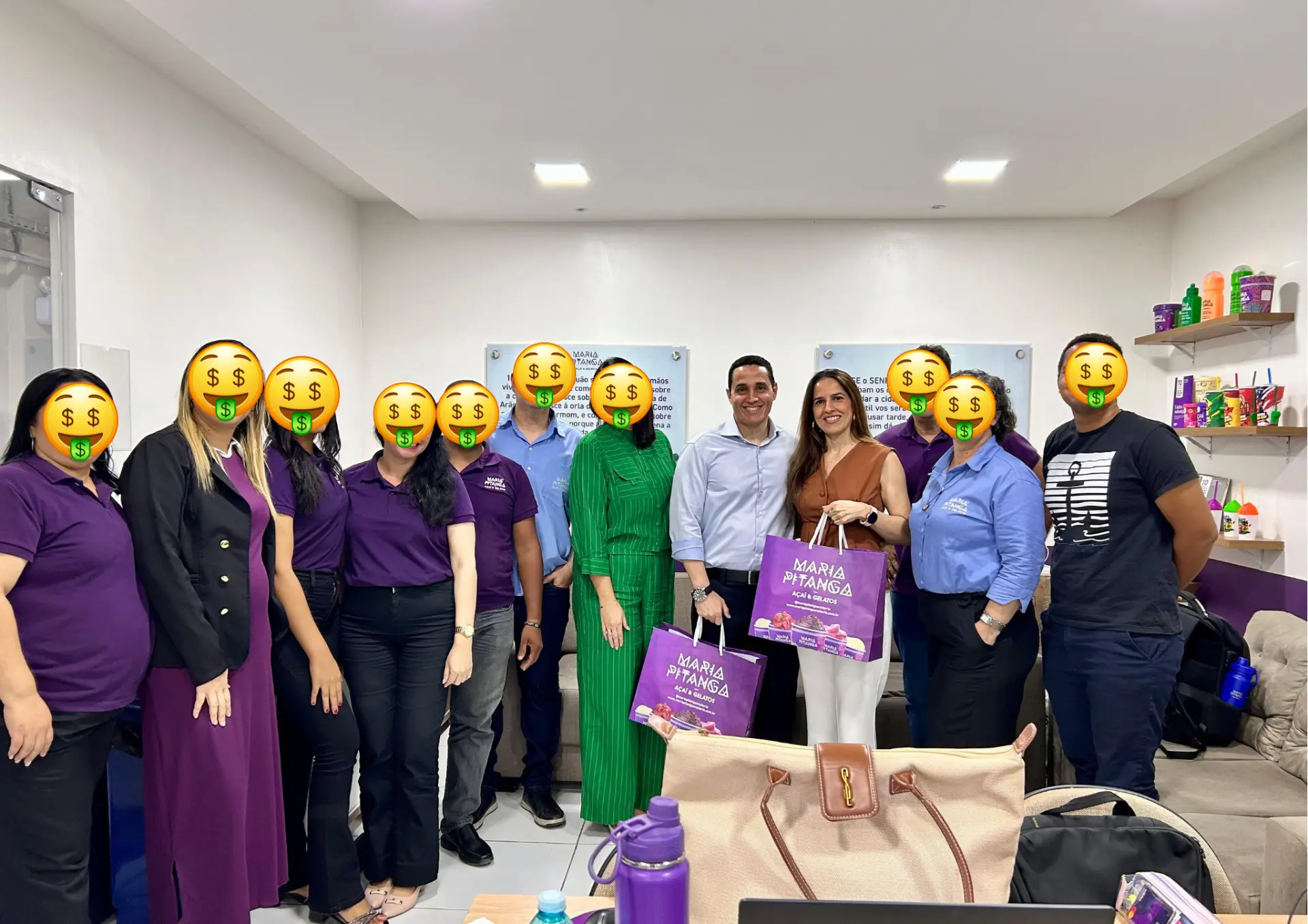 Visita do CRIINVESTE à empresa parceira com equipe e estudantes
